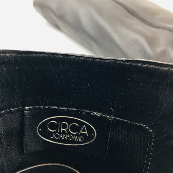 JOAN & DAVID Black Leather Knee Boots - Picture 11 of 16